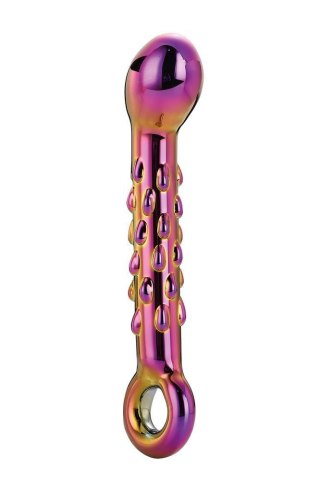 GLAMOUR GLASS RIBBED G-SPOT DILDO - Szklane dildo