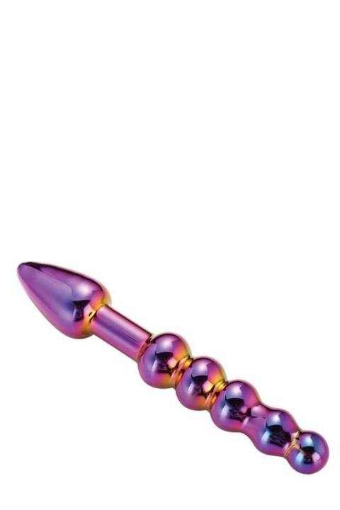 GLAMOUR GLASS RIDGED ANAL DILDO - Szklane dildo analne