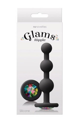 GLAMS RIPPLE RAINBOW GEM BLACK