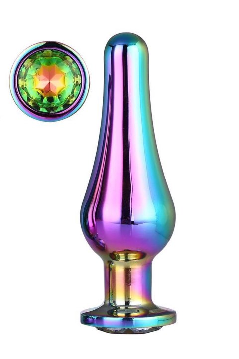 GLEAMING LOVE COLOURED PLEASURE PLUG L - Metalowy korek analny