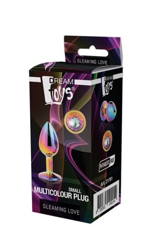 GLEAMING LOVE MULTICOLOUR PLUG SMALL - Metalowy korek analny