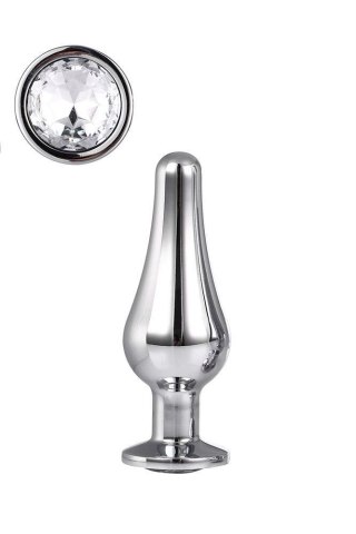 GLEAMING LOVE SILVER PLEASURE PLUG S - Metalowy korek analny