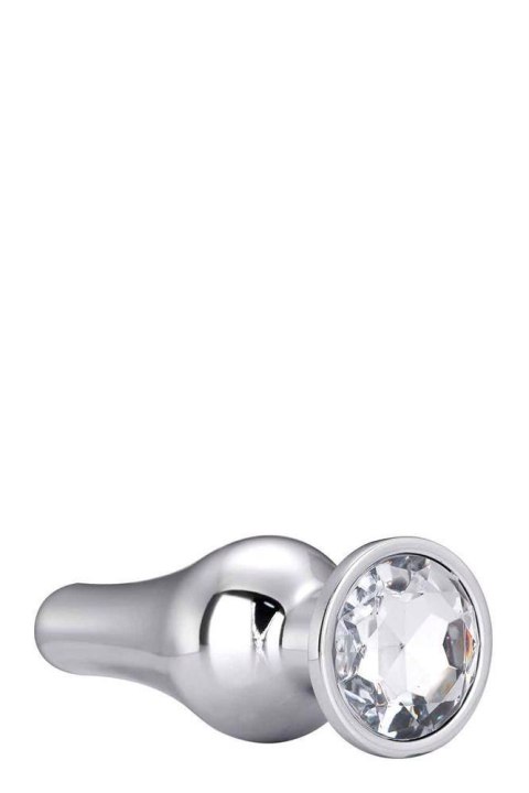 GLEAMING LOVE SILVER PLEASURE PLUG S - Metalowy korek analny