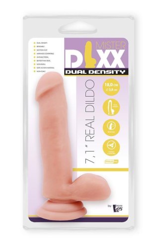 MR. DIXX 7.1INCH DUAL DENSITY DILDO - Realistyczne dildo cyberskóra