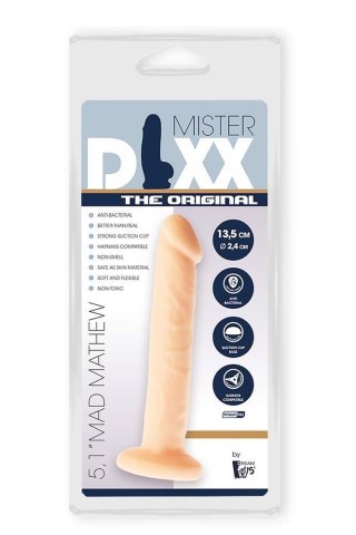 MR. DIXX MAD MATHEW 5.1INCH DONG - Realistyczne dildo cyberskóra