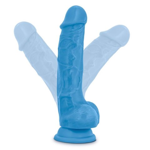 NEO 7.5INCH DUAL DENSITY COCK W. BALLS - dildo na przyssawce