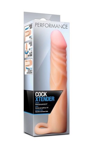 PERFORMANCE COCK XTENDER BEIGE - Nakładka na penisa