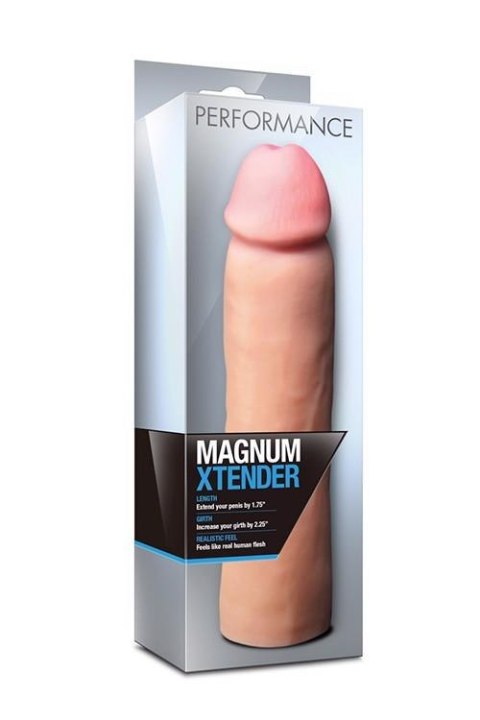 PERFORMANCE MAGNUM XTENDER BEIGE - Nakładka na penisa