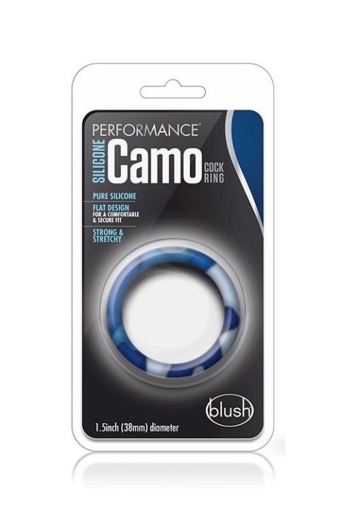 PERFORMANCE SILICONE CAMO COCK RING - pierścień erekcyjny