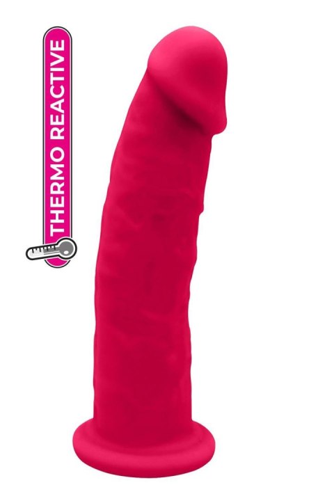 REAL LOVE DILDO 7.5INCH FUCHSIA - Realistyczne dildo na przyssawce