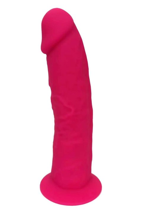 REAL LOVE DILDO 7.5INCH FUCHSIA - Realistyczne dildo na przyssawce