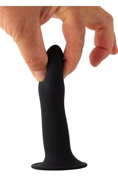 SOLID LOVE PREMIUM DILDO 5INCH BLACK - dildo analne