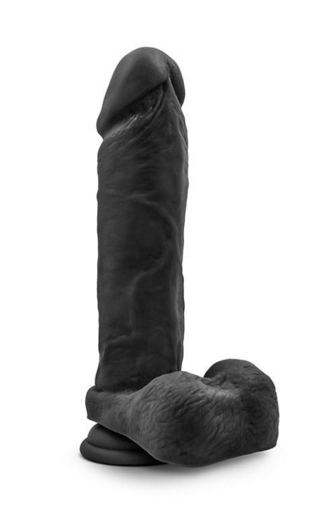 AU NATUREL BOLD MASSIVE 9INCH DILDO - Czarne dildo na przyssawce