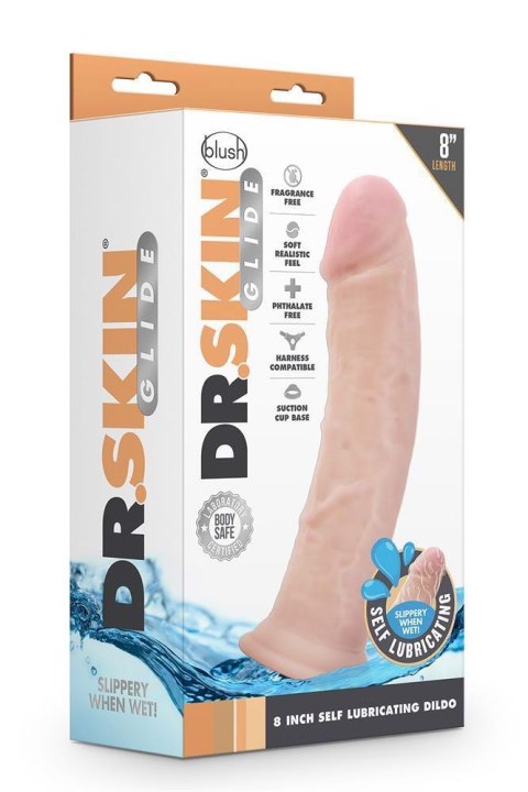 DR. SKIN 8INCH SELF LUBRICATING DILDO - Realistyczne dildo cyberskóra