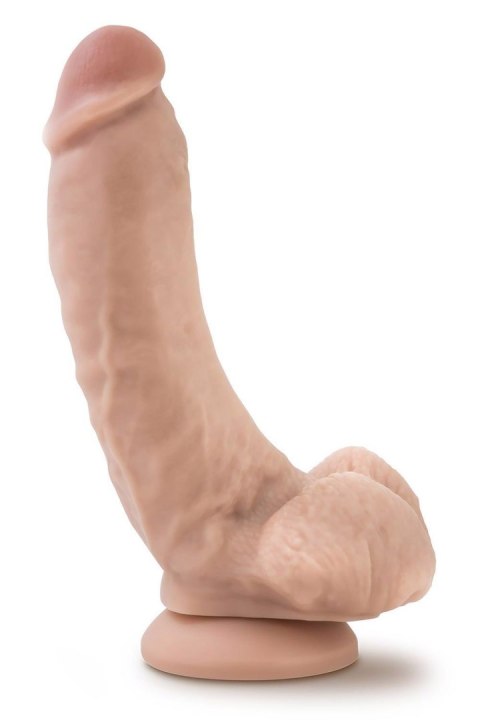 DR. SKIN MR. MAYOR 9 INCH DILDO WITH BALLS BEIGE - Realistyczne dildo na przyssawce