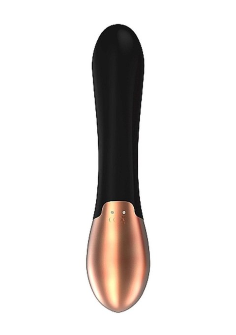 Heating Rabbit Vibrator - Opulent - Black - Wibrator króliczek