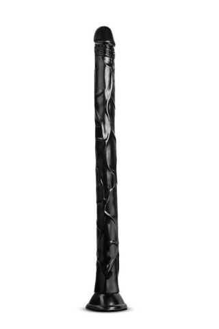 JET BLACK MAMBA 19INCH BLACK - Duże dildo na przyssawce