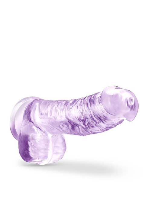 NATURALLY YOURS  6" CRYSTALLINE DILDO  AMETHYST - Dildo z przyssawką