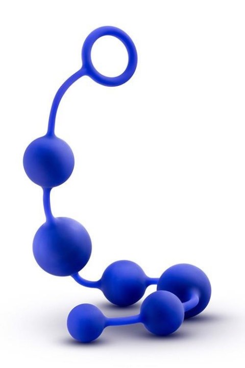 PERFORMANCE SILICONE ANAL BEADS INDIGO - Koraliki analne