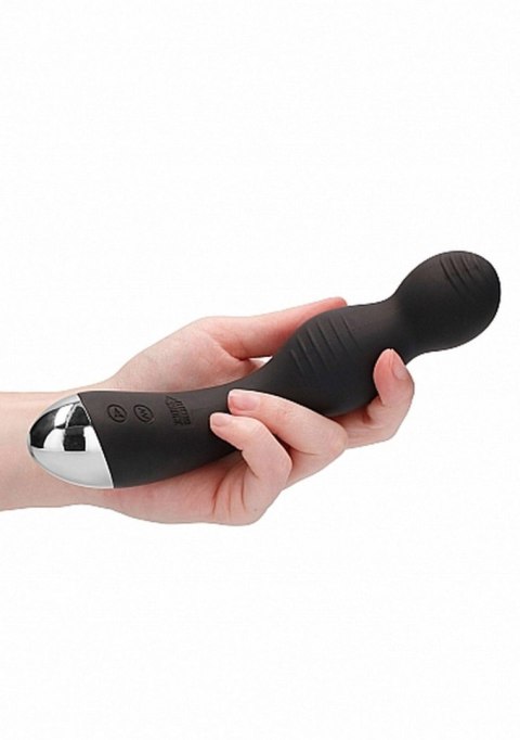 Remote Controlled E-Stim & Vibrating G/P-Spot Vibrator - Black - Wibrator analny