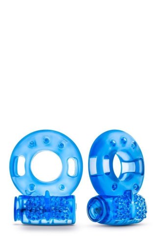 STAY HARD VIBRATING COCK RINGS 2PACK - Wibrujący pierścień erekcyjny