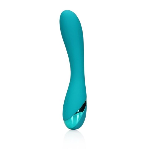 Smooth Silicone G-Spot - Teal Blue - wibrator punktu G