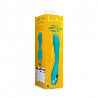 Smooth Silicone G-Spot - Teal Blue - wibrator punktu G