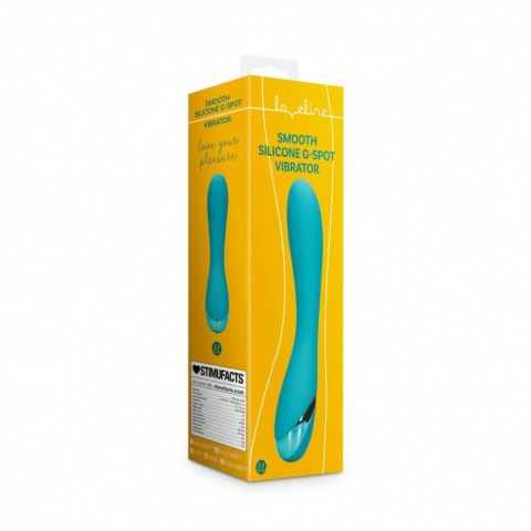 Smooth Silicone G-Spot - Teal Blue - wibrator punktu G