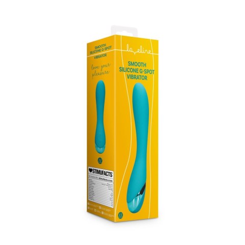 Smooth Silicone G-Spot - Teal Blue - wibrator punktu G