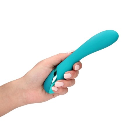 Smooth Silicone G-Spot - Teal Blue - wibrator punktu G