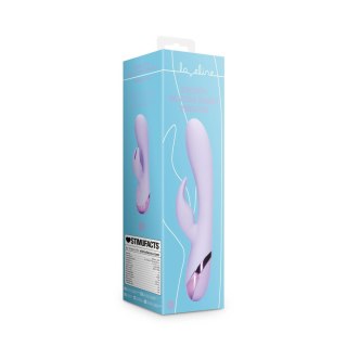 Smooth Silicone Rabbit Vibrator - Digital Lavender - Wibrator króliczek