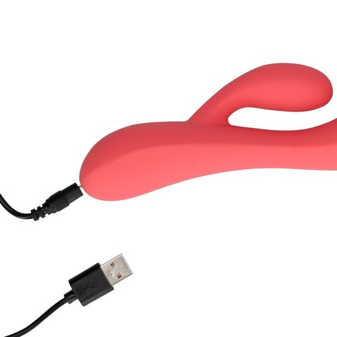 Smooth Ultra Soft Silicone Rabbit Vibrator - Astro Dust - Wibrator króliczek