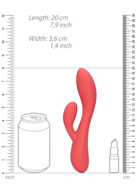 Smooth Ultra Soft Silicone Rabbit Vibrator - Astro Dust - Wibrator króliczek