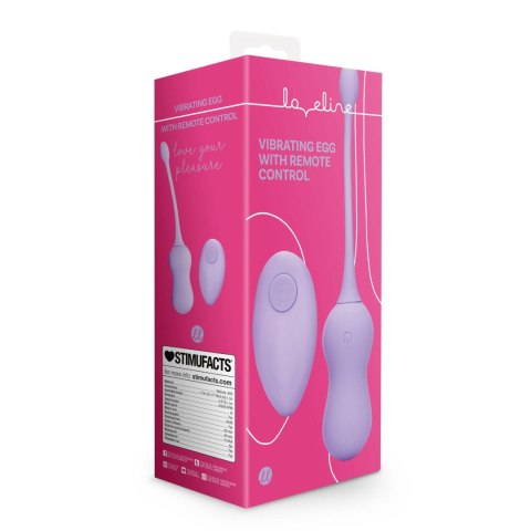 Vibrating Egg with Remote Control - Violet Harmony - wibrujące jajeczko na pilota