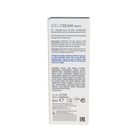 XXL CREAM MEN BIG LOVE 50ml. - Krem powiększający penisa