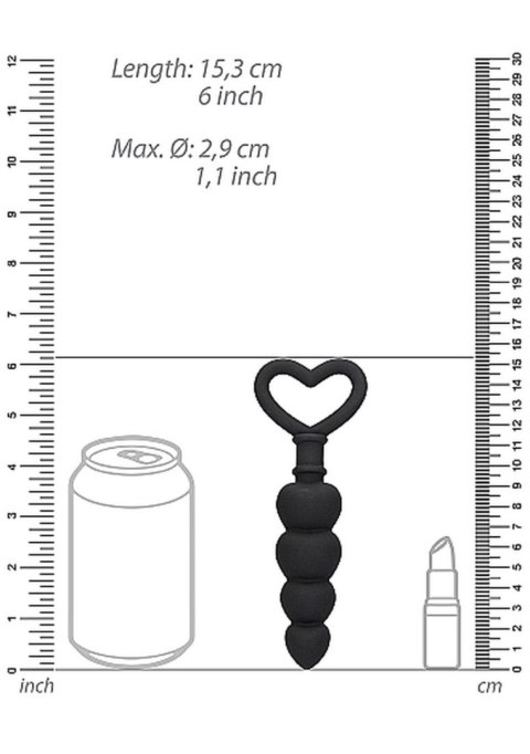 Anal Love Beads - Black