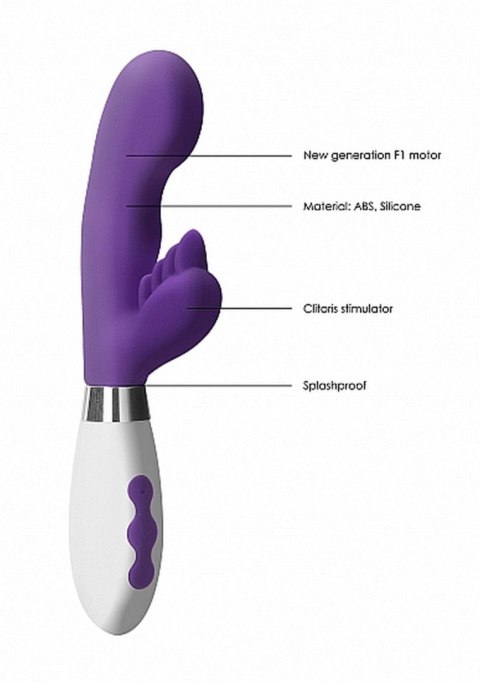 Ares Rechargeable - Purple - wibrator punktu G