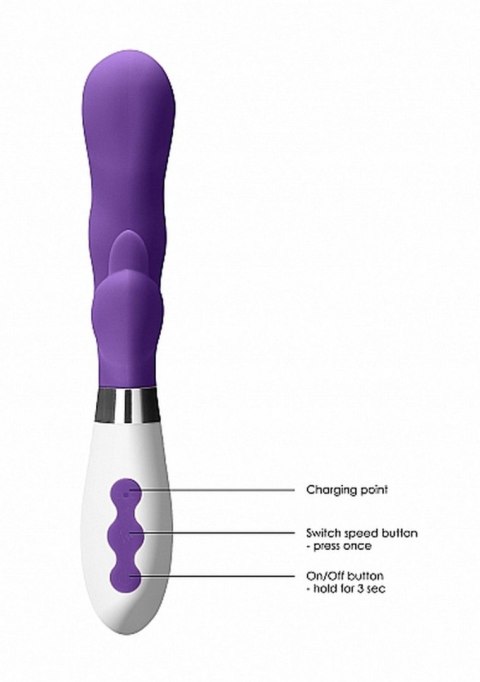 Ares Rechargeable - Purple - wibrator punktu G