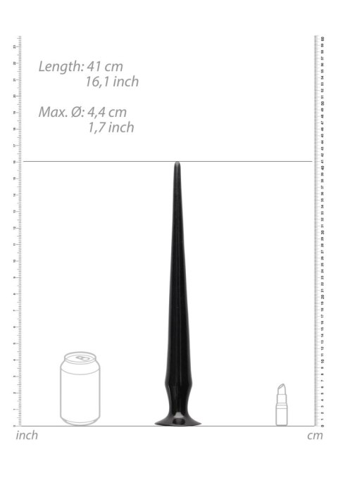 Ass Spike Dildo - 42 cm - Black - dildo analne