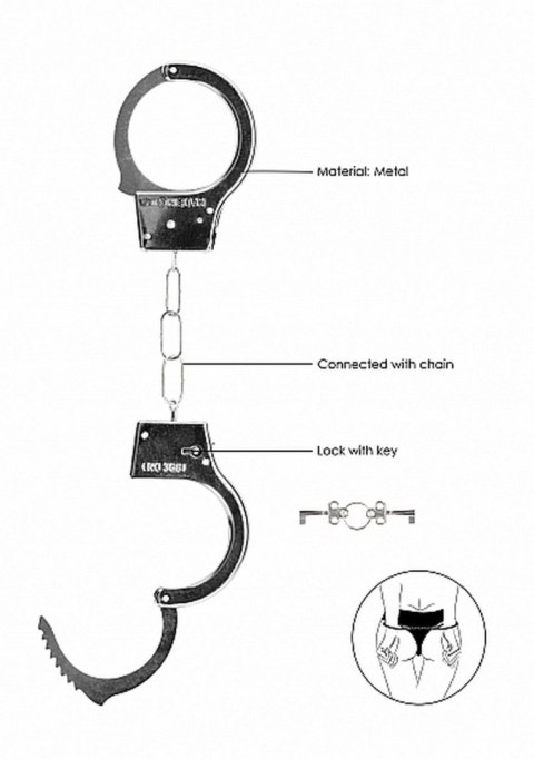 Beginner""s Handcuffs - Metal