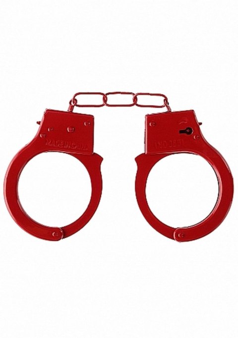 Beginner""s Handcuffs - Red - Kajdanki na ręce