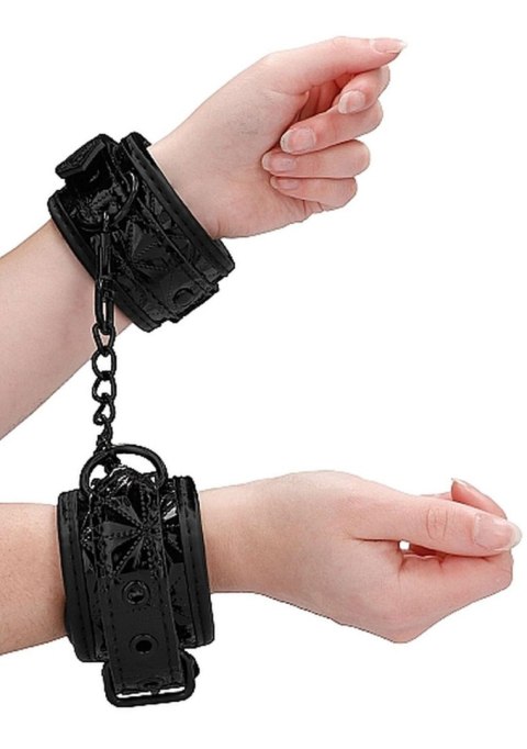 Luxury Hand Cuffs - Black - Kajdanki na ręce