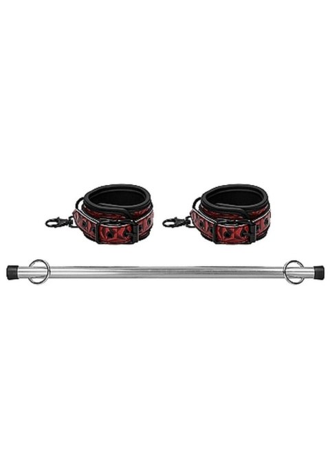 Luxury Spreader Bar - Burgundy - Kajdanki na ręce