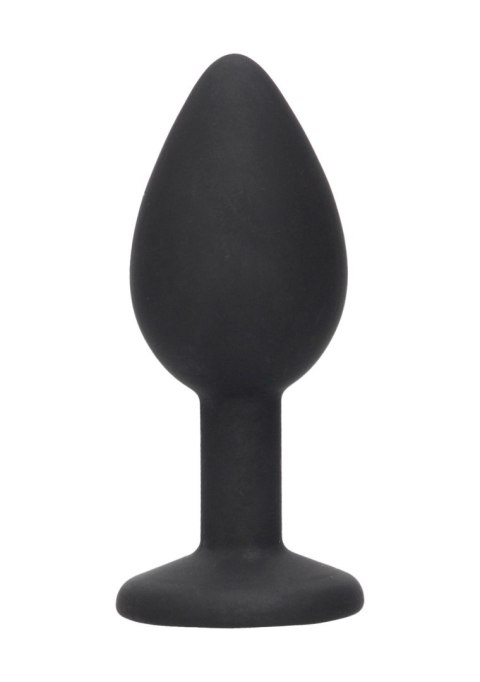 Silicone Butt Plug with Removable Jewel