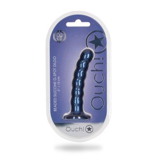 Beaded Silicone G-Spot Dildo - 5'' / 13 cm - dildo analne