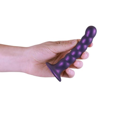 Beaded Silicone G-Spot Dildo - 5'' / 13 cm - dildo analne