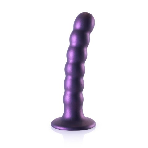 Beaded Silicone G-Spot Dildo - 5'' / 13 cm - dildo analne