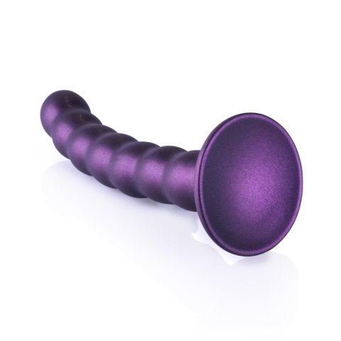 Beaded Silicone G-Spot Dildo - 6,5'' / 16,5 cm - dildo analne