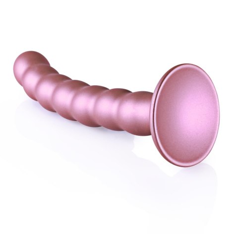 Beaded Silicone G-Spot Dildo - 6,5'' / 16,5 cm - dildo analne