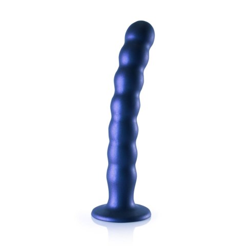 Beaded Silicone G-Spot Dildo - 8'' / 20,5 cm - dildo analne